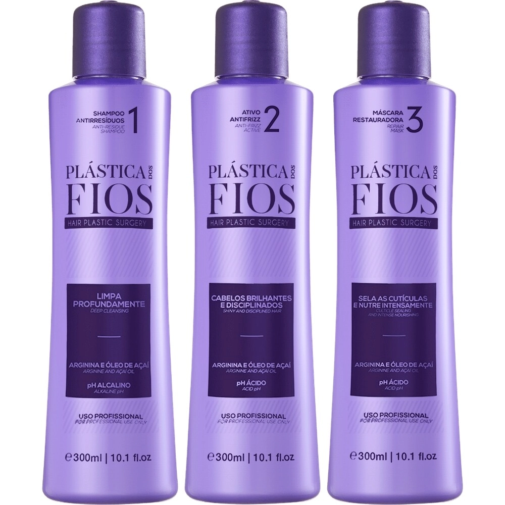 Cadiveu Professional Plástica dos Fios Selagem Térmica (3x300ml)