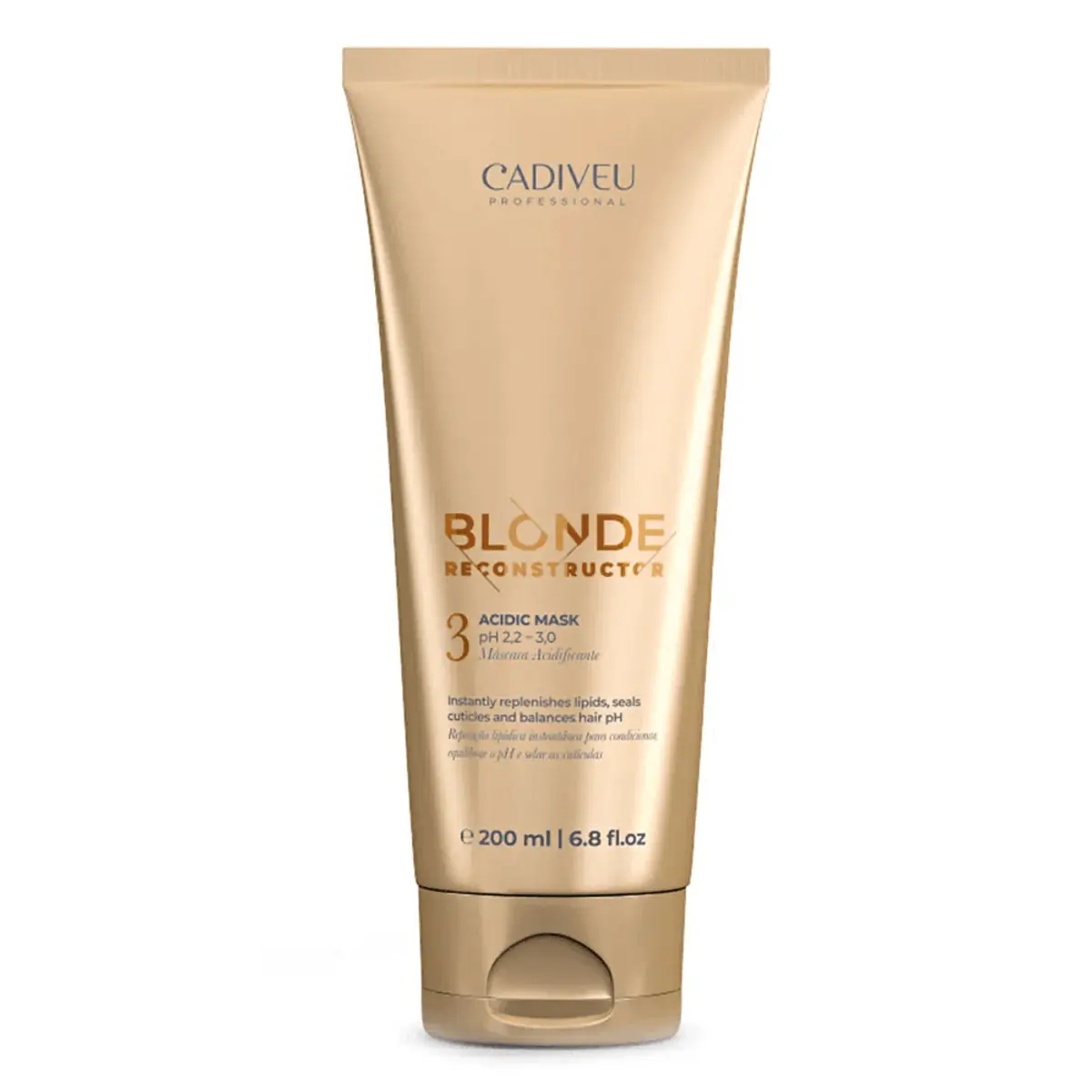 Cadiveu Blonde Reconstructor Acidic - Máscara Acidificante 200ml