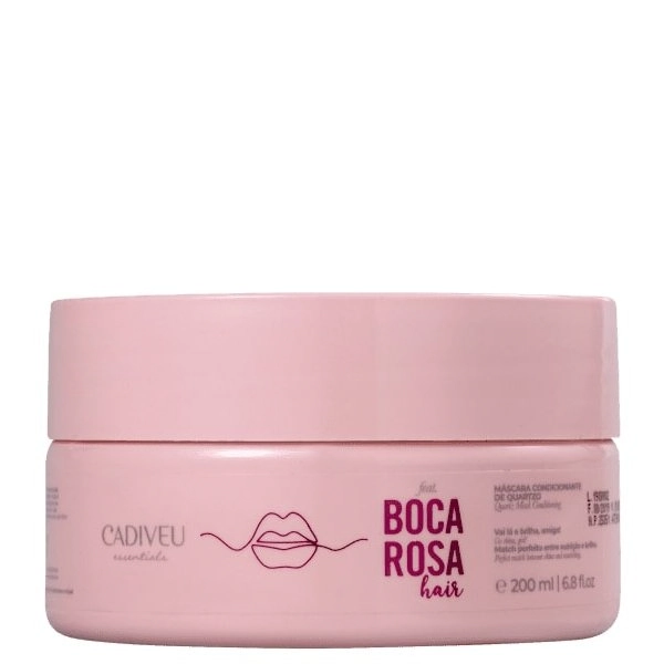 Máscara Condicionante 200ml Boca Rosa Hair Quartzo Cadiveu