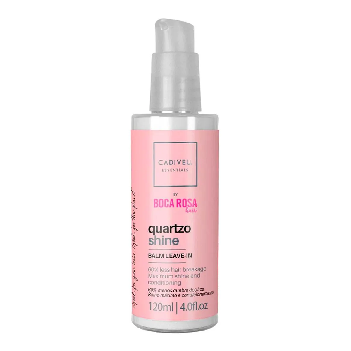 Leave In Cadiveu Boca Rosa Quartzo Shine Balm 120ml