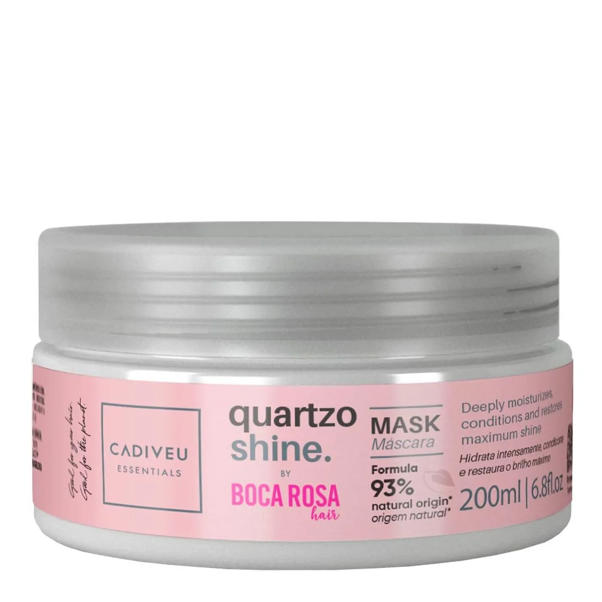 Mascara 200ml Boca Rosa Quartzo Shine Cadiveu
