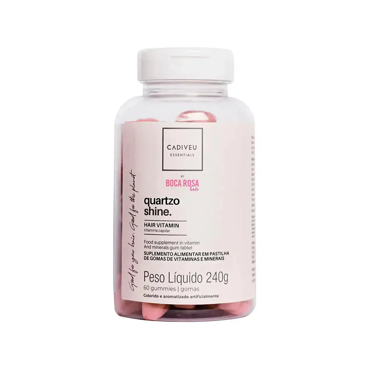 Gomas De Vitaminas Quartzo Shine Boca Rosa Cadiveu