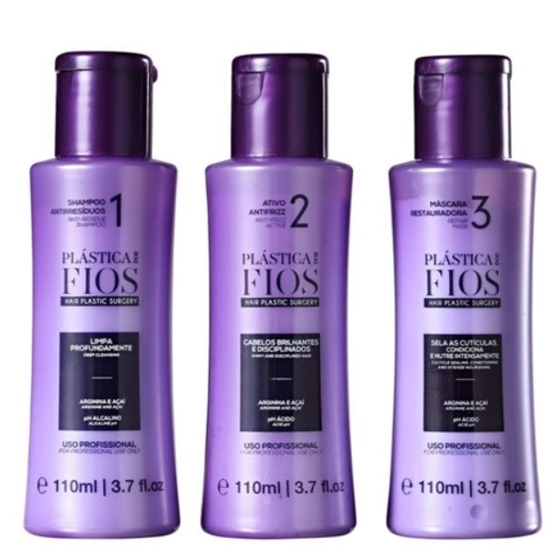 Kit Selagem Termica 110ml Plastica Dos Fios Cadiveu