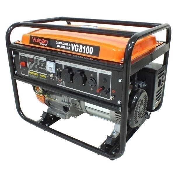 Gerador A Gasolina Vg8100 4 Tempos 15hp Partida Manual Bivolt Vulcan Trent
