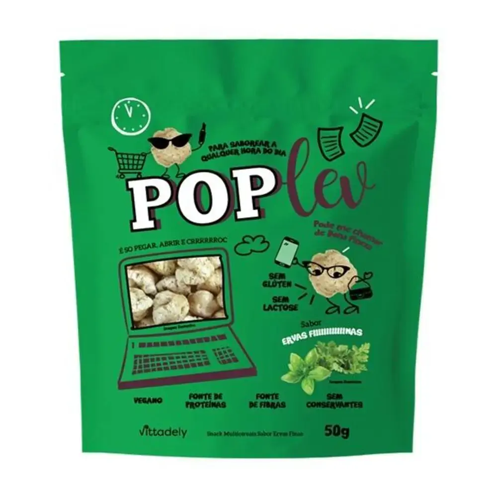 Snack Poplev Ervas Finas 50gr