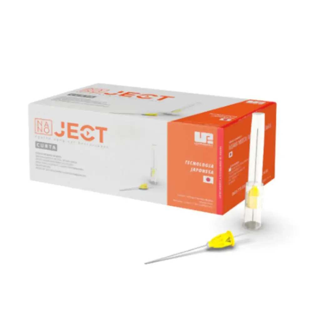 Agulha Gengival Nanoject 30G - Ultradent - Curta (Cód. 26.9062)