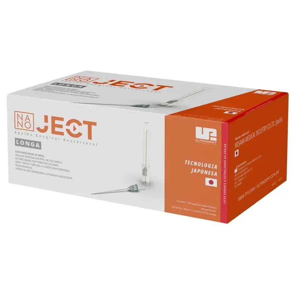 Agulha Gengival 27g Longa 38mm - Ultradent - 26.9211