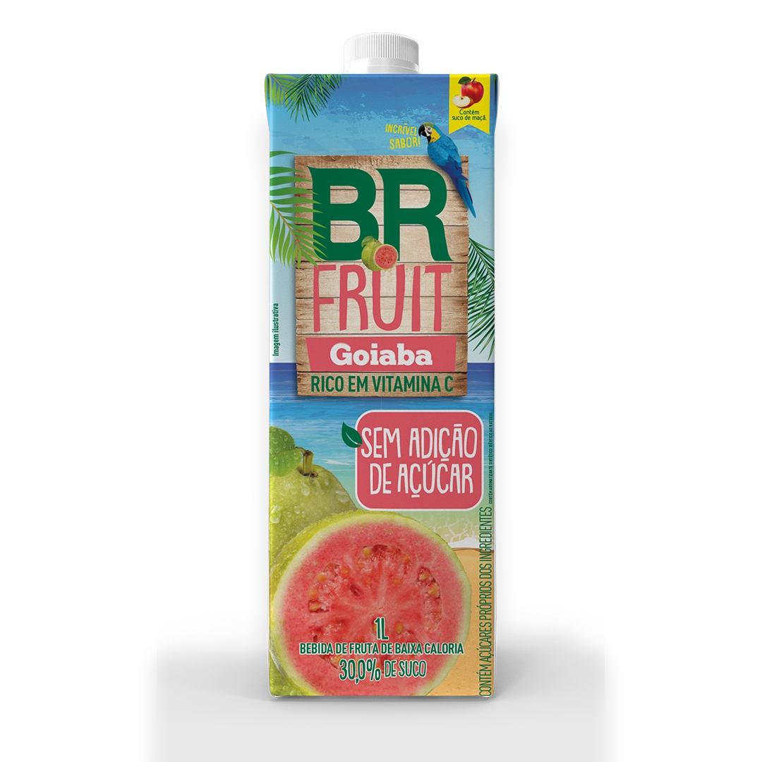 Néctar Misto Goiaba e Maçã BRFruit 1 Litro