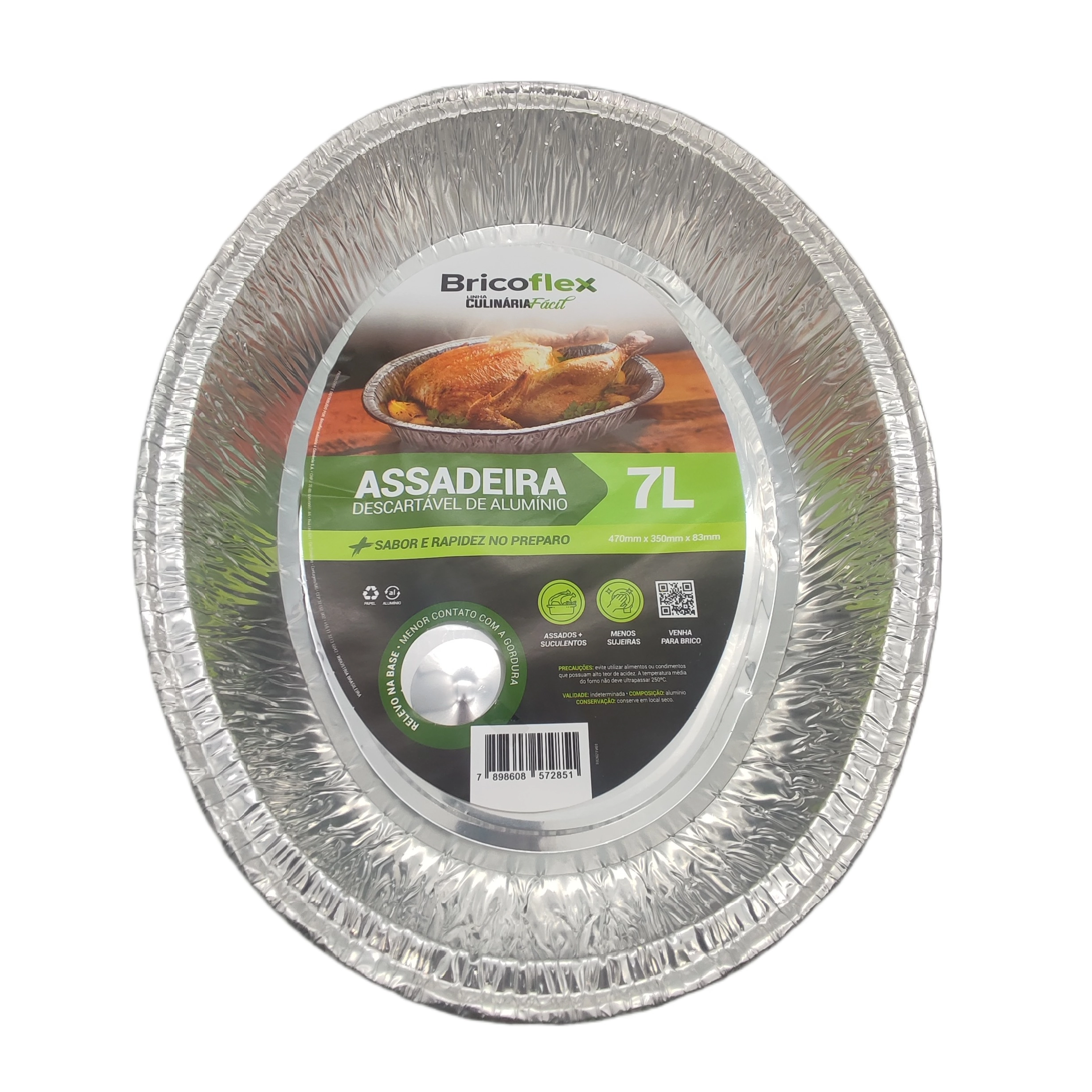 Assadeira Bricoflex Oval 7l