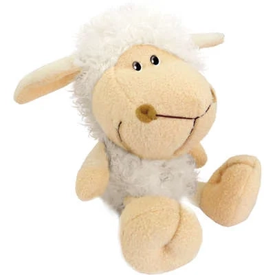 Brinquedo Pelucia Jungle Buddies Ovelha Branca