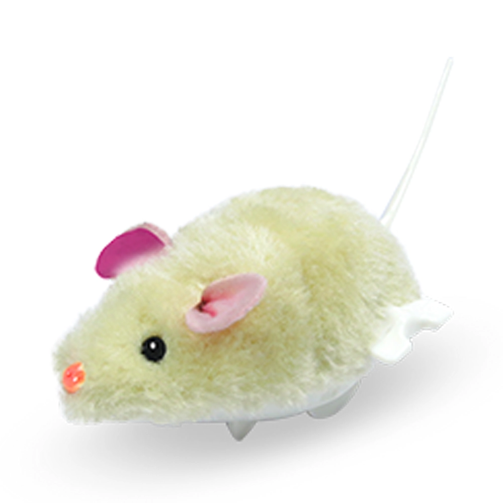 Brinquedo Ratinho Real De Corda