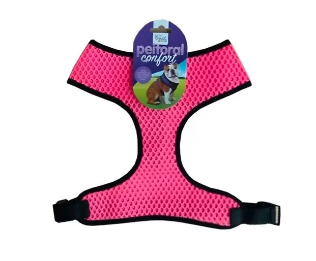 Peitoral Confort Tamanho Mini Cor Rosa The Pets Brasil 1un