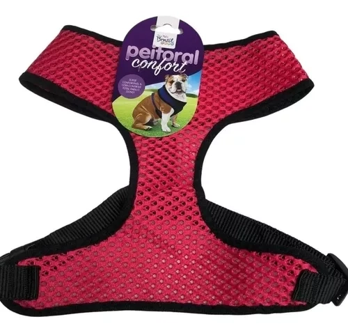 Peitoral The Pets Confort Pequeno Vermelho