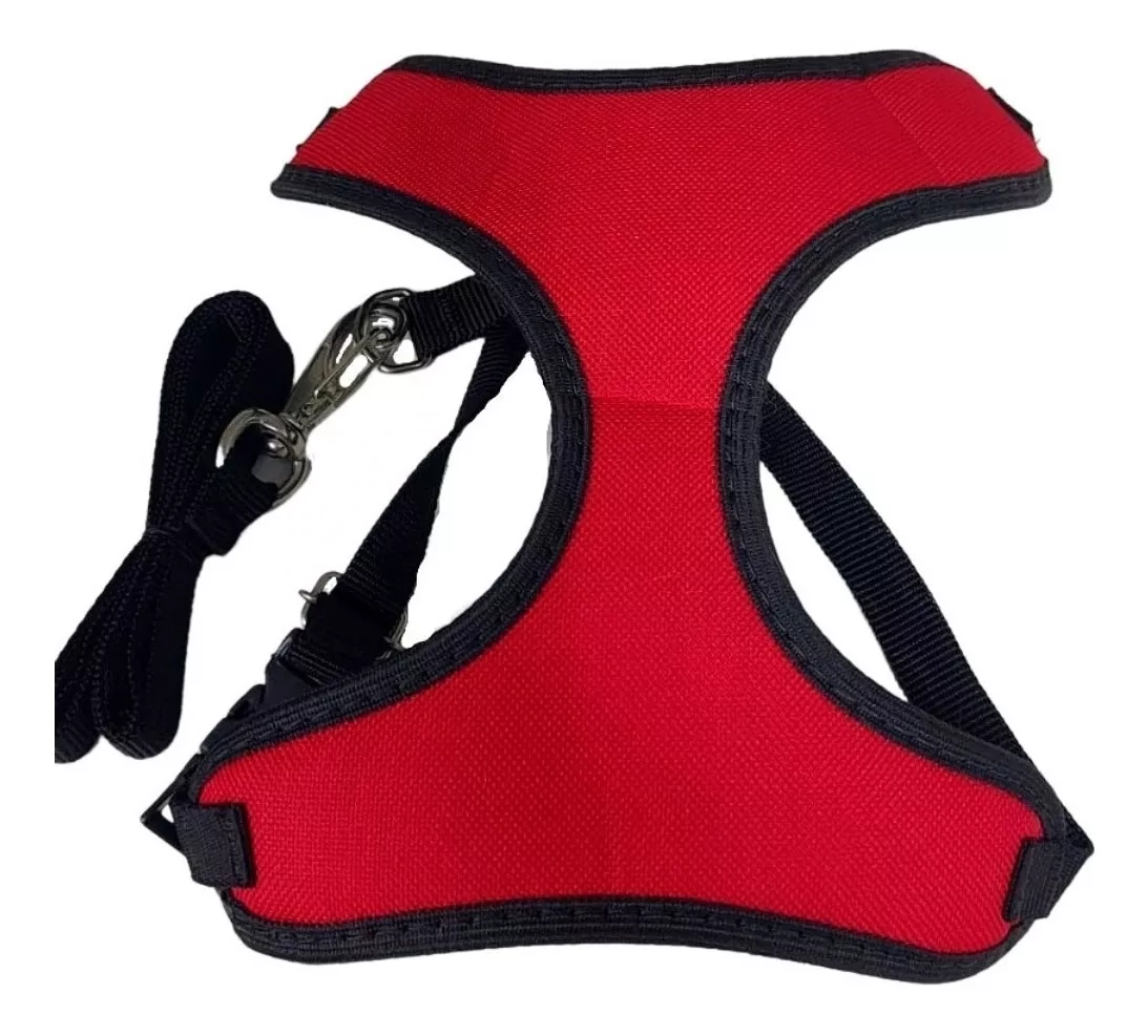 Peitoral The Pets Confort Grande Vermelho