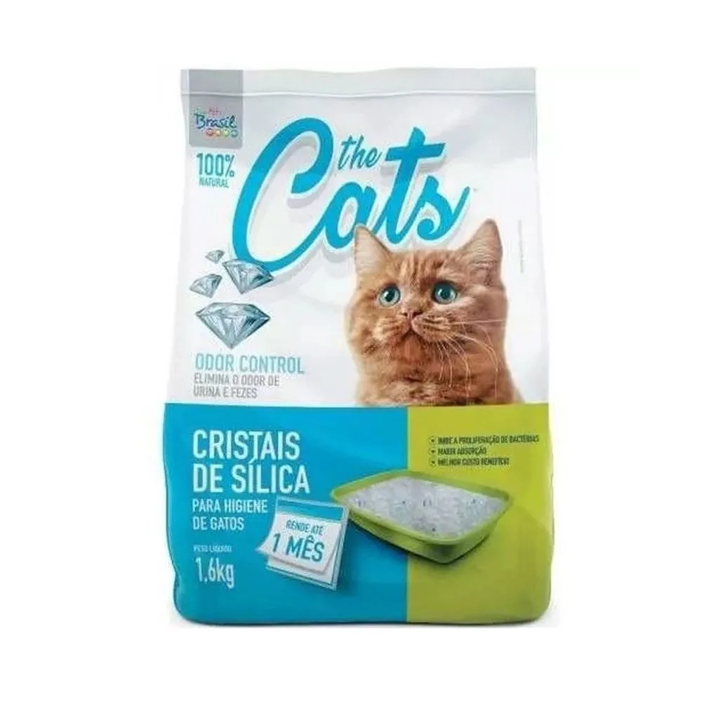 Cristais De Sãlica Talco The Cats 1,6kg