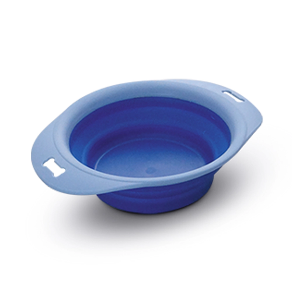 Comedor Silicone Retrãtil Azul The Pet Un