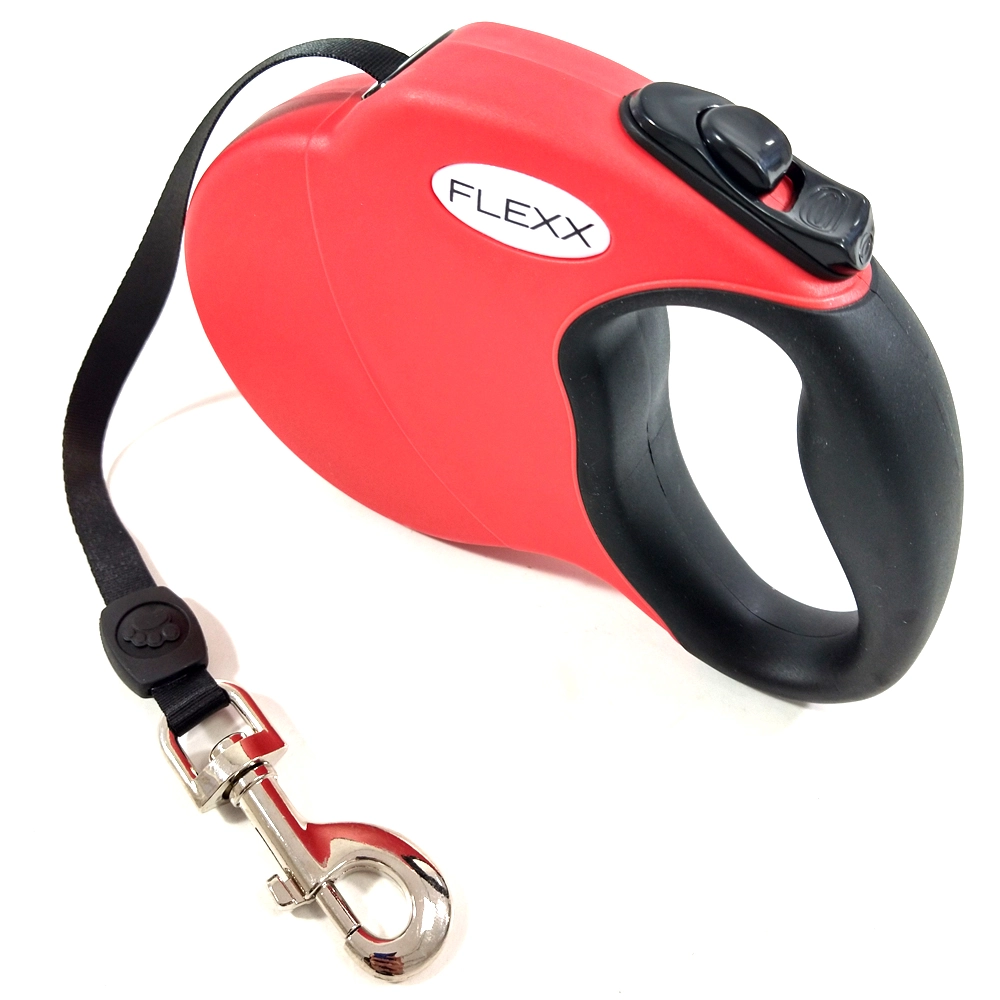 Guia Retratil The Pets Flexx Grande Vermelho
