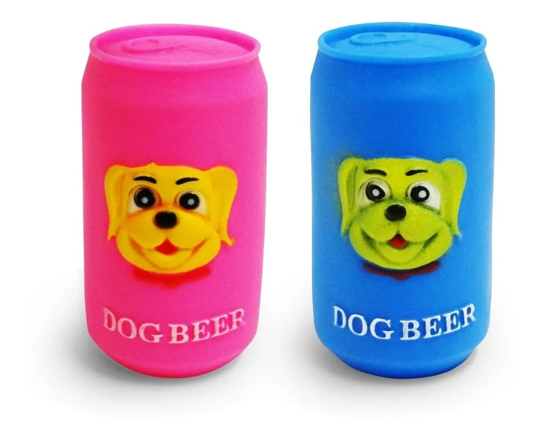 Brinquedo Vinil Dog Beer Latinha