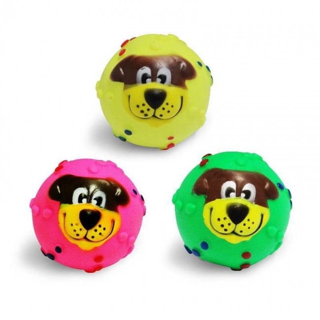 Brinquedo Vinil Bolinha Dog Face