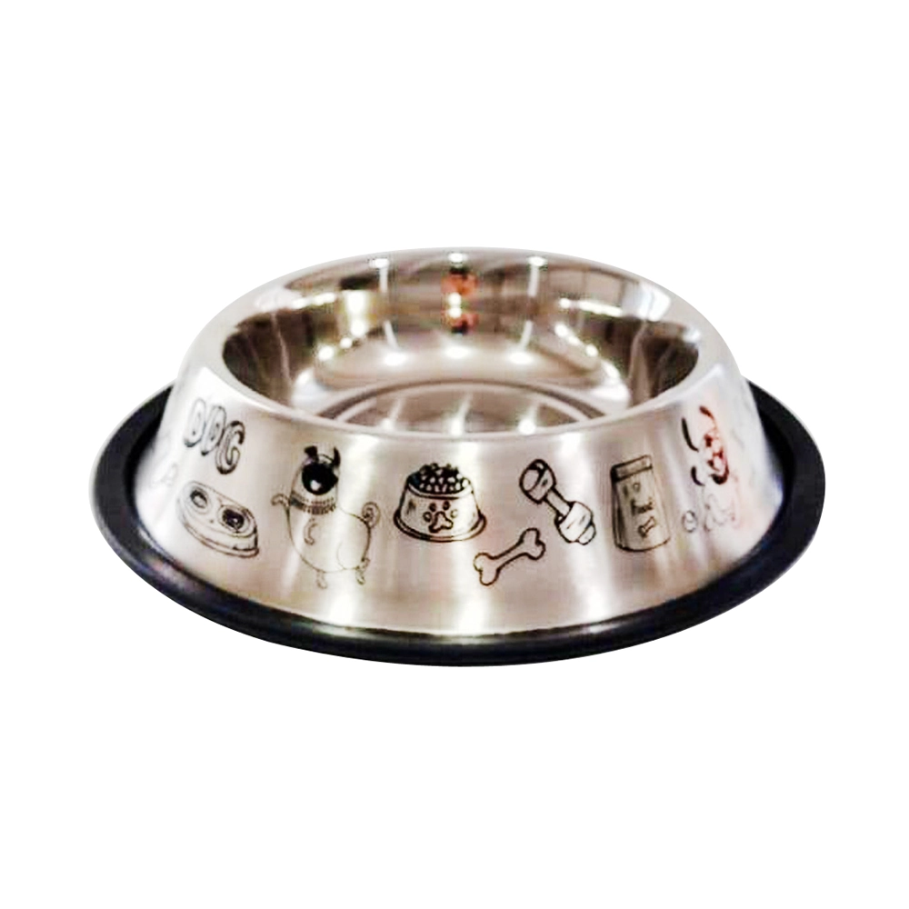 Comedouro Inox Anti Derrapante 350ml