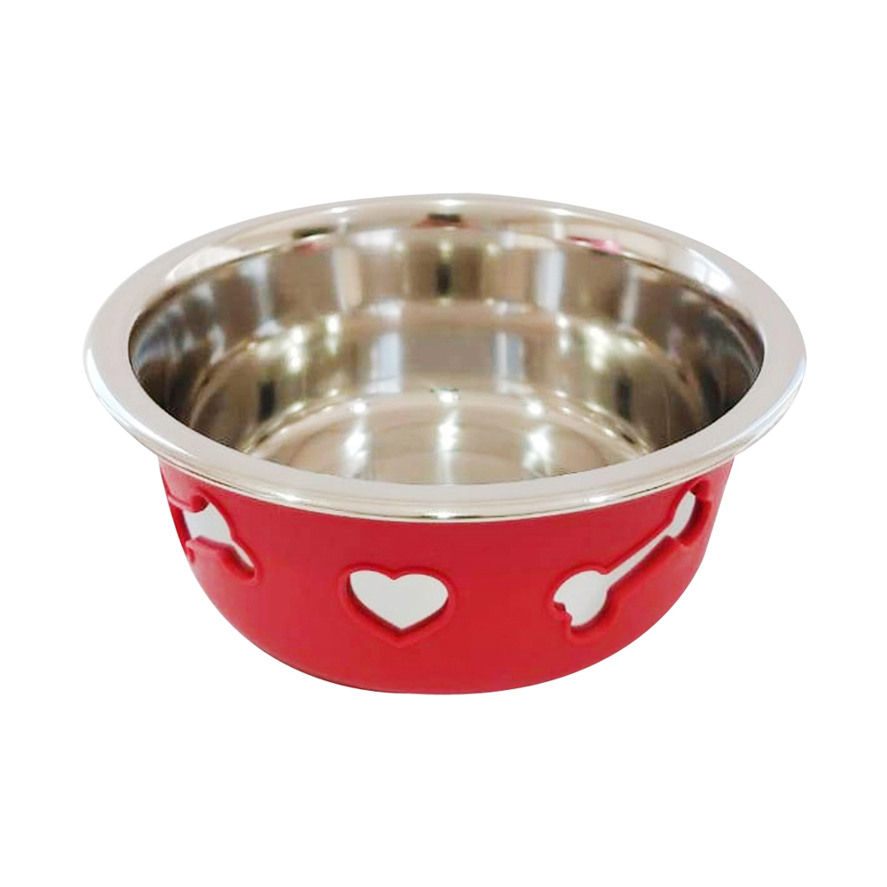 Comed Inox Decorado 3d Vermelho 850ml