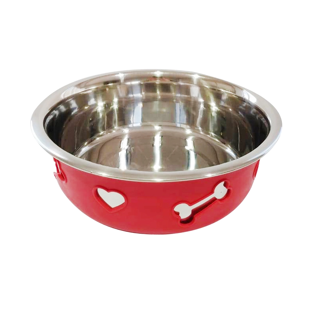 Comedouro Inox Decorado 3d Verm 1350ml