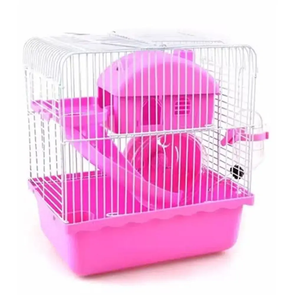 Gaiola Hamster Happy Home Rosa
