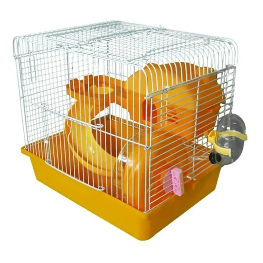Gaiola Hamster Happy Home Completo Amarelo The Pets Brasil