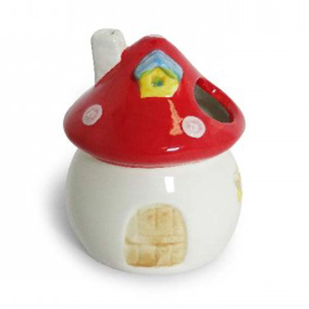 Casinha Hamster Branca E Verm Chamine.