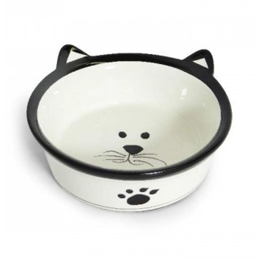 Comed Porcelana Carinha Gt Preto 350 Ml.