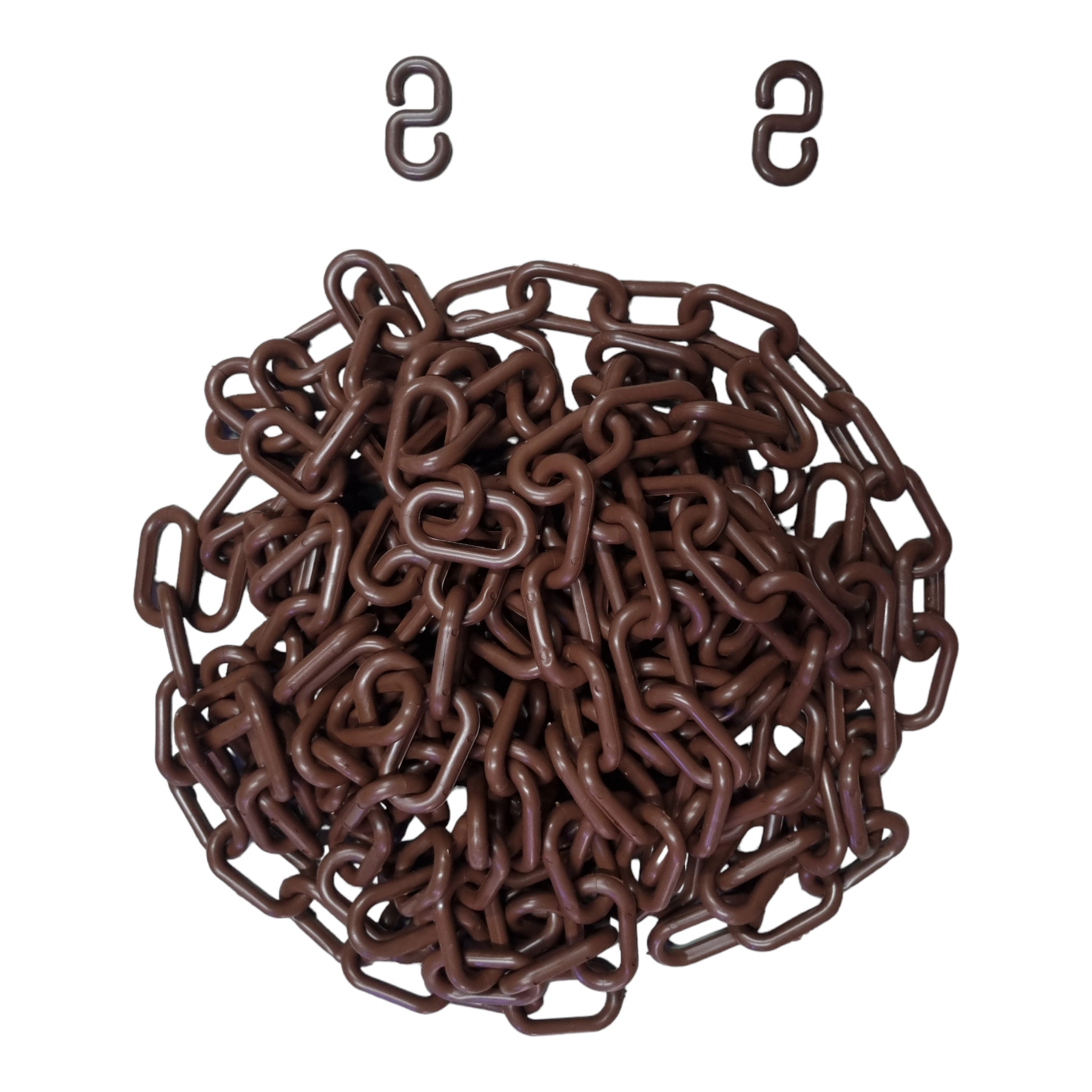 Corrente de Polietileno Elo 3/16" Oval 9mmx10m Marrom Pic Plásticos