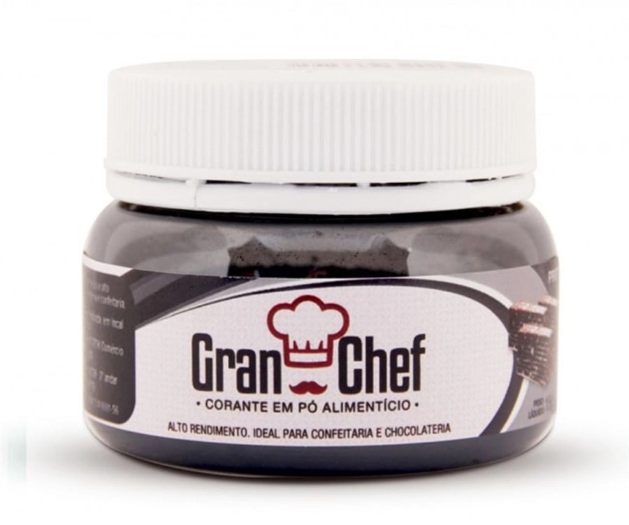 Corante Hidr Po Preto 15g Gran Chef