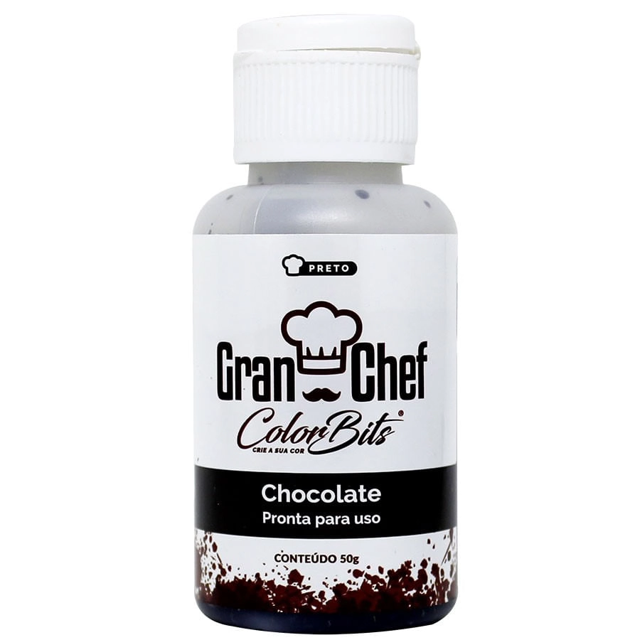 Corante Color Bits Choco Preto 50g Gran Chef