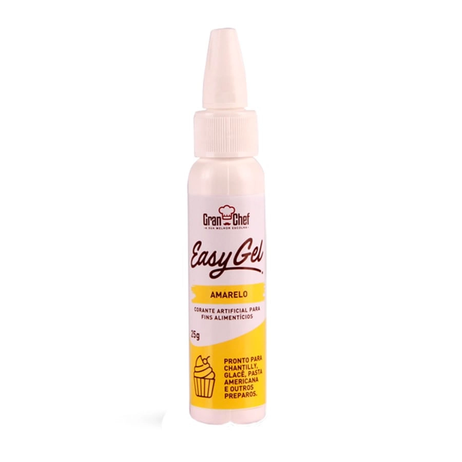 Corante Easy Gel Amar 25g Gran Chef