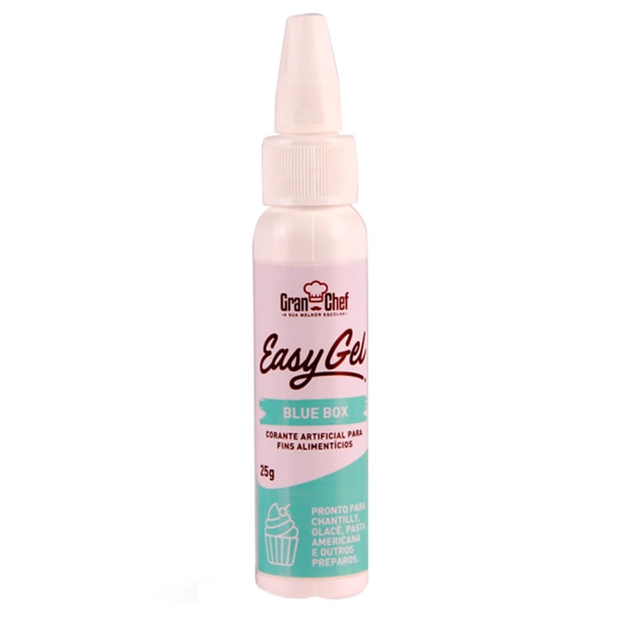 Corante Easy Gel Blue Box 25g Gran Chef