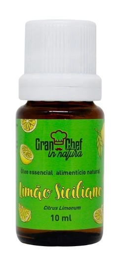 Oleo Essencial Natural Limao Sicil 10ml Gran Chef