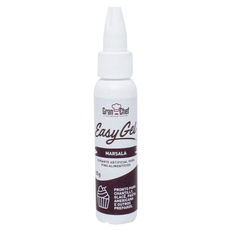 Corante Easy Gel Marsala 25g Gran Chef