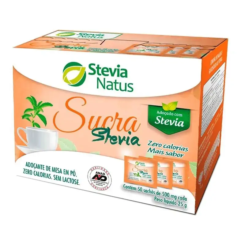 Adocante Sucra Stevia Sache C/50 5g