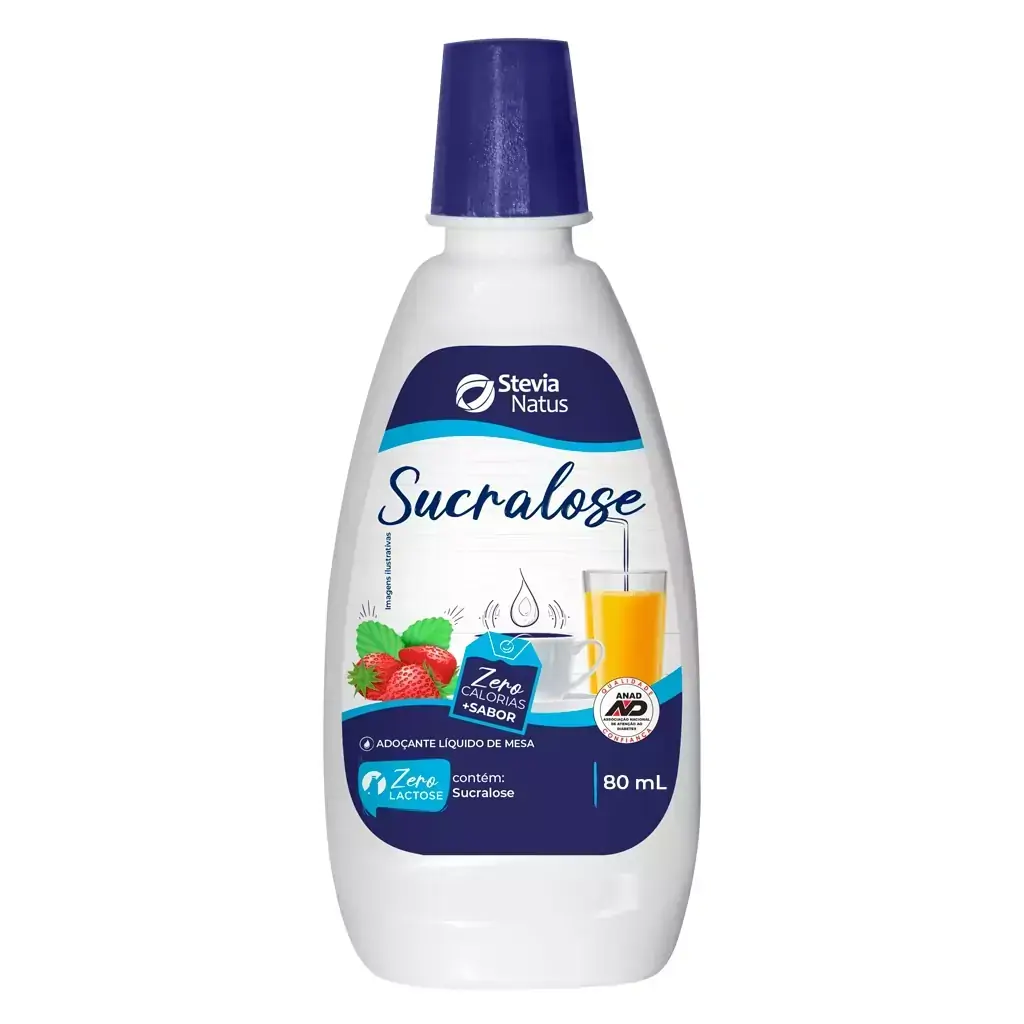 Adoçante líquido Sucralose 80ml - Stevia Natus