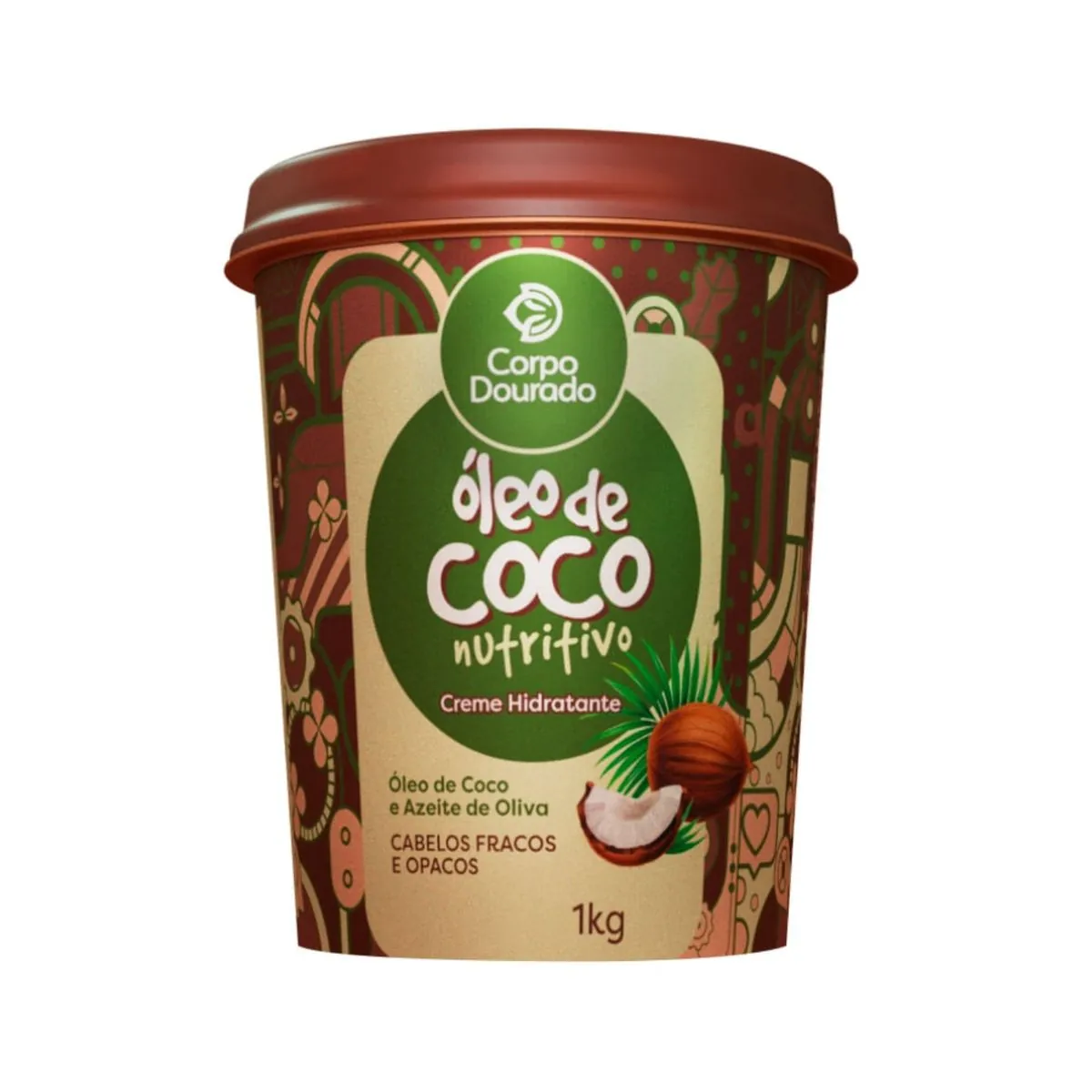 Masc Regarv 1kg Oleo Coco