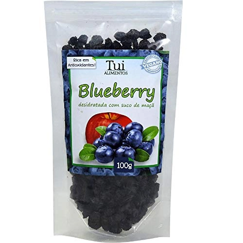 Blueberry Desidratada Com Suco De Maçã 100 G