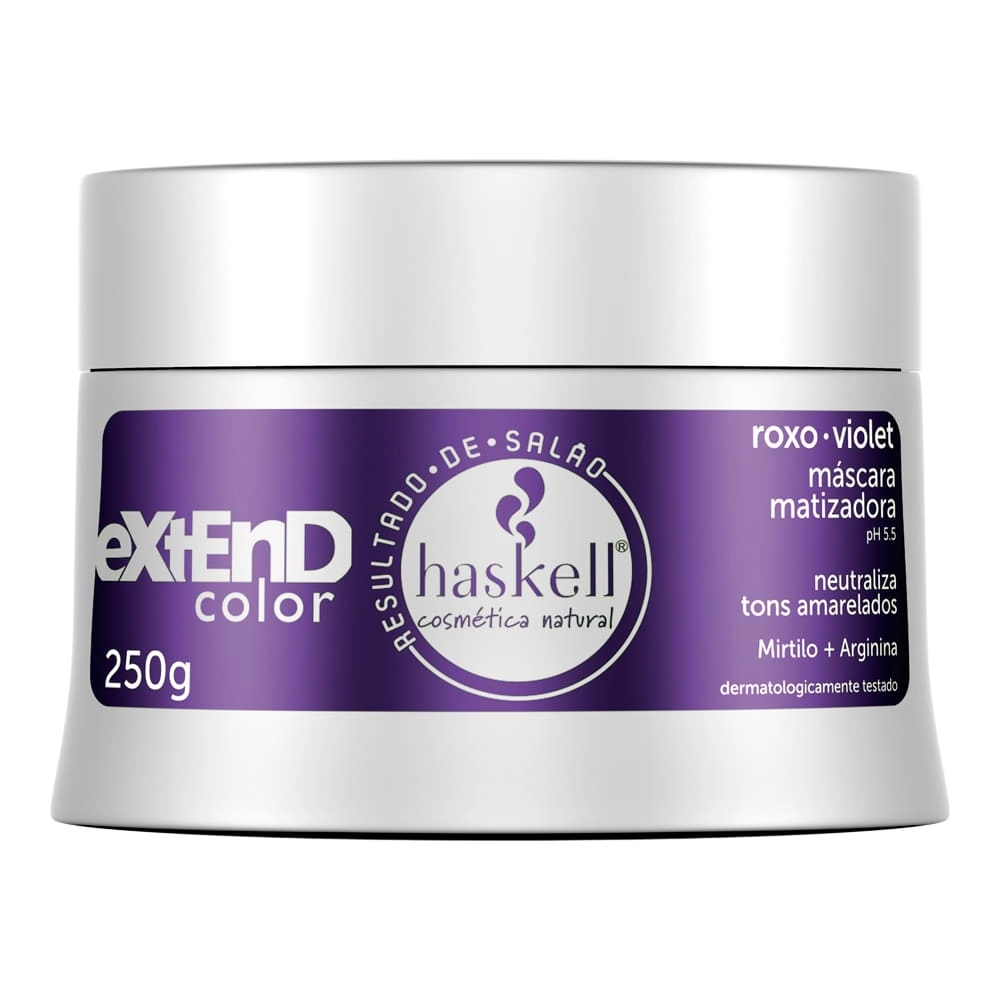Mascara De Hidratacao Matizadora Roxo Violeta 250g Haskell