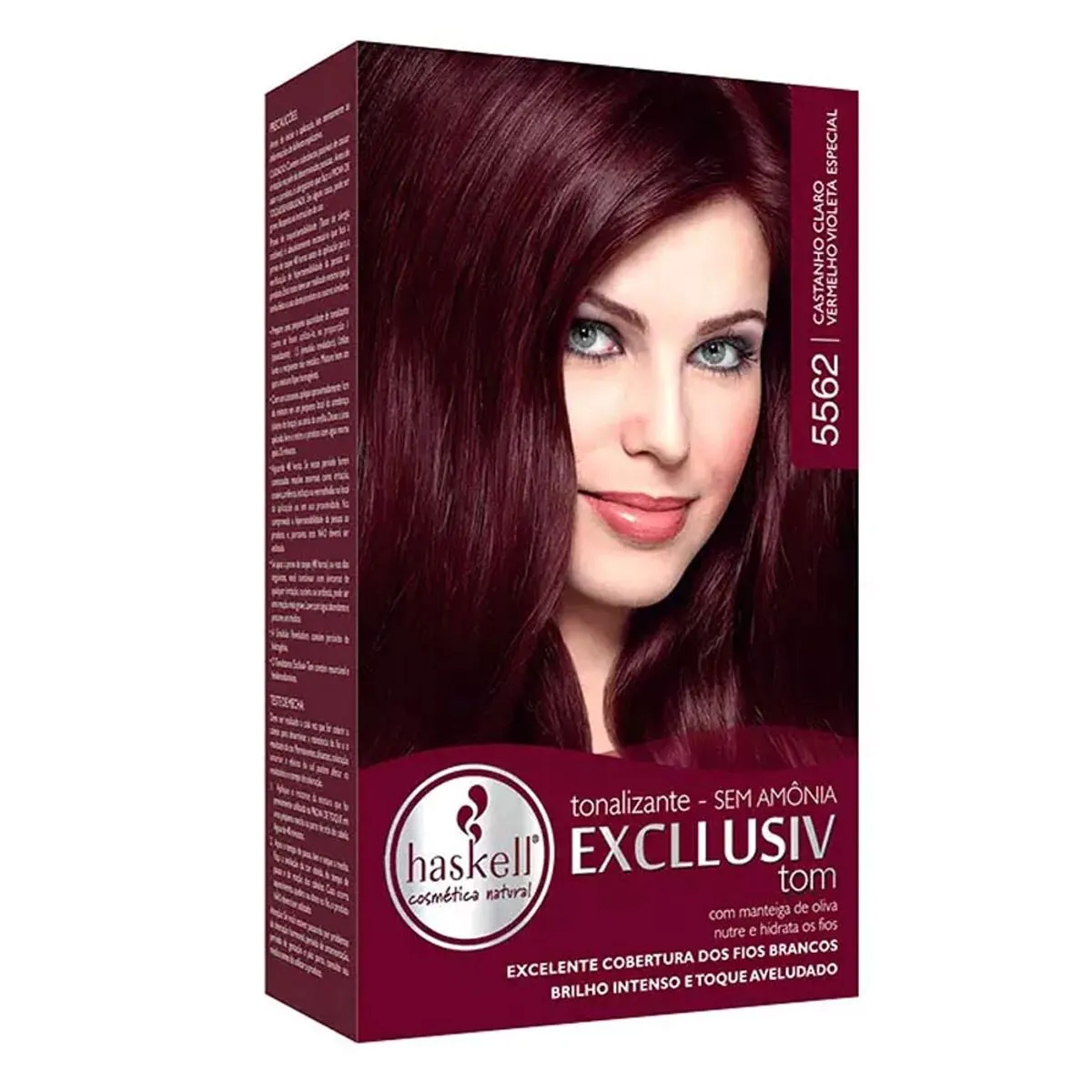 Tonalizante Haskell Castanho Claro Vermelho Violeta Especial