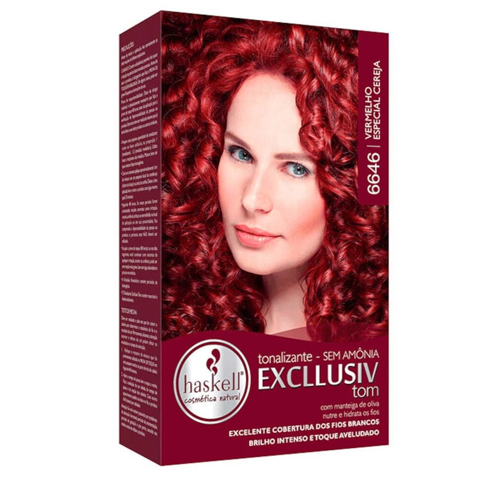 Tonalizante Haskell Excllusiv Tom 6646 Verm.cereja