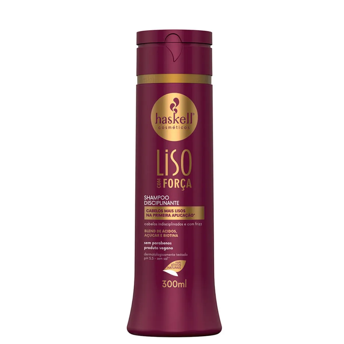 Haskell Liso Com Forca Sh 300ml