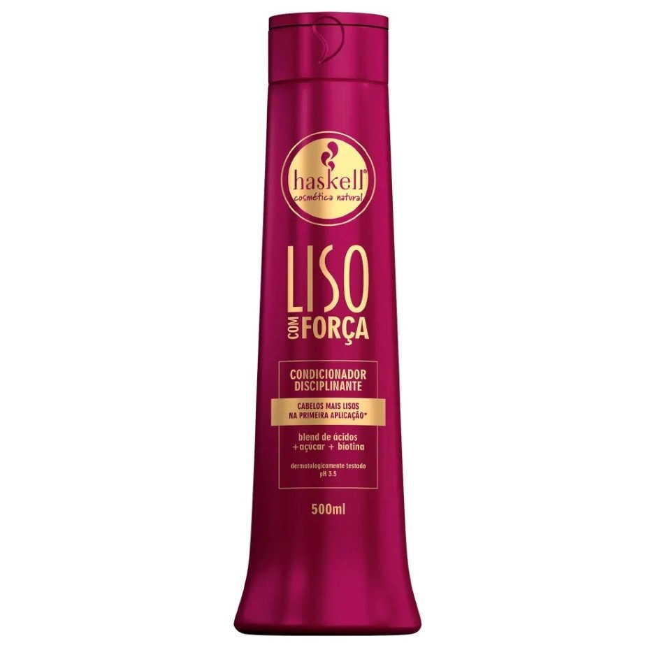 Haskell Liso Com Forca Cond 500ml