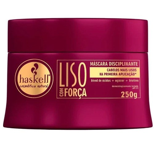 Mascara De Hidratacao Liso Com Forca 250g Haskell