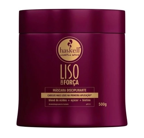 Haskell Liso Com Forca Masc 500g