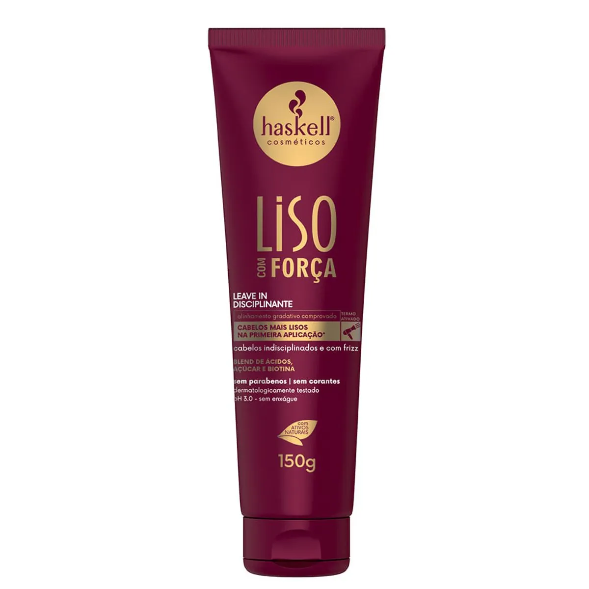Finalizador Liso com Força Anti-Frizz Haskell 150Ml