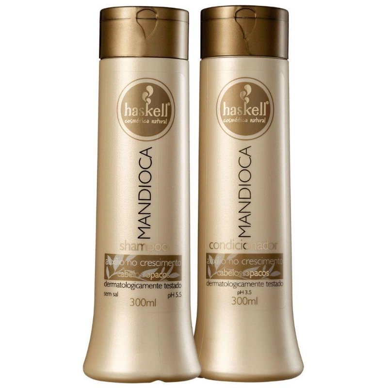 Promopack Shampoo E Condicionador Haskell Mandioca 300ml Cada